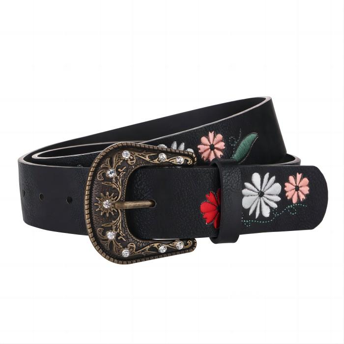 Womens Western Embroidered Belts